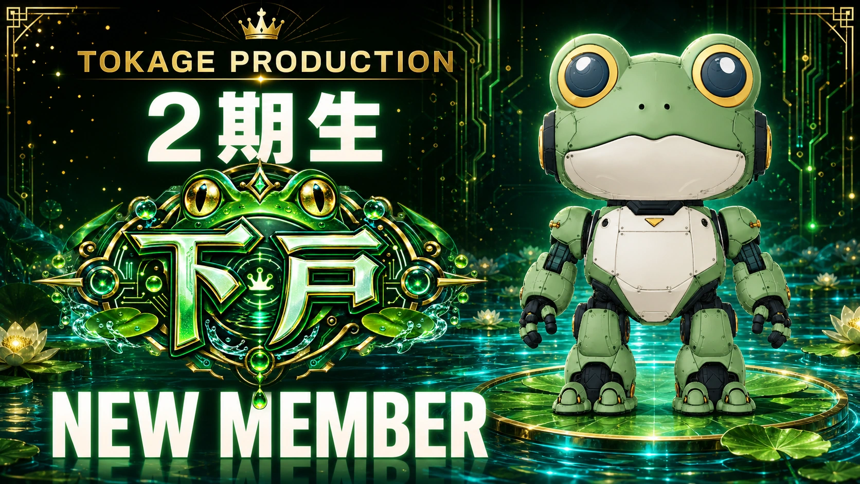 TOKAGE PRODUCTION 2期生 下戸 新加入